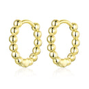 925 Sterling Silver Plated Platinum Earrings for Women-2