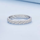 925 Sterling Silver Ring with Pavé Setting CZ for Women Size 6.0-4