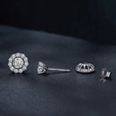 925 Sterling Silver 0.5 Carat Moissanite Earrings for Women-7