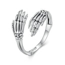 925 Sterling Silver Oxidized 0.2cm Ring-2