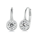 925 Sterling Silver 0.50 Carat Moissanite Earrings for Women-2