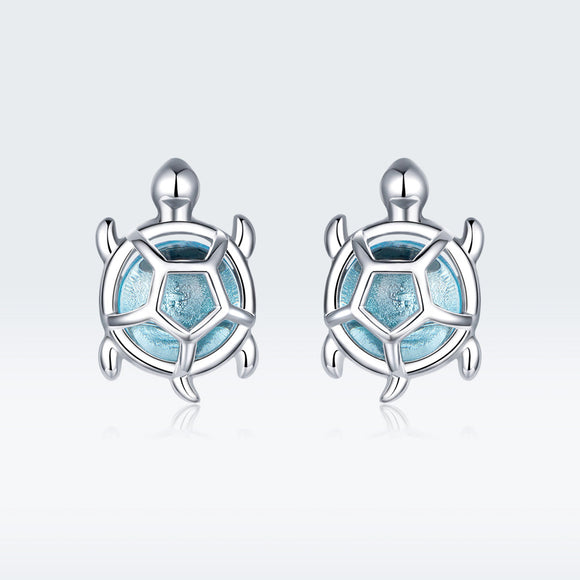 S925 Oxidized Silver Pavé Setting CZ Earrings for Women