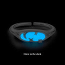 925 Sterling Silver & White Gold Luminous Stone Ring for Women-2