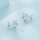 925 Sterling Silver Oxidized Silver Earrings-4