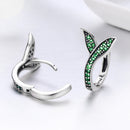 925 Sterling Silver Earrings with Pavé Setting CZ 1.5*1cm for Women-4