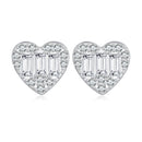 925 Sterling Silver Earrings with Pavé Set CZ-2