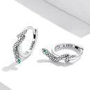 925 Sterling Silver Earrings with Pavé Setting CZ-3
