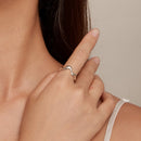 925 Sterling Silver Oxidized Band Ring 2.2-8mm-6