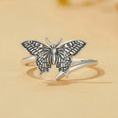925 Sterling Silver Oxidized Silver 1.4mm Width Rings for Women-5