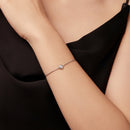 925 Sterling Silver 0.50 Carat Moissanite Bracelet for Women-7