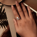 925 Sterling Silver Quality Shell Pearl Ring for Women-4
