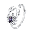 925 Sterling Silver Pavé CZ Oxidized Silver Ring 1.9mm Style E-1