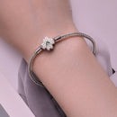 925 Sterling Silver Plated Platinum Bracelet with 3mm Rope for Women-6