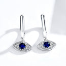 S925 Platinum Plated Pavé Setting CZ Earrings - 1.9*1cm - Women's Jewelry-3
