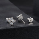 925 Sterling Silver Plated White Gold Moissanite Necklace 0.15cm for Women-2