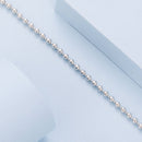 925 Sterling Silver White Gold Plated 17cm Bracelet with CZ Paved Setting for Women-4