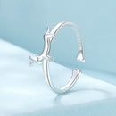925 Sterling Silver Oxidized Silver 1.6mm Ring for Women-3