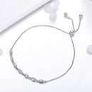 925 Sterling Silver Bracelet 22cm for Women-2