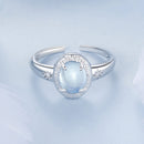 925 Sterling Silver Ring with Pavé Setting CZ, 0.2cm Width, White Gold Plated, Style E, Women-4