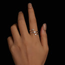 925 Sterling Silver 3mm Moissanite Ring for Women-6
