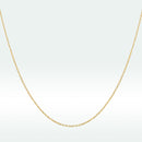 925 Sterling Silver Gold Plated 40cm Necklace for Women-6
