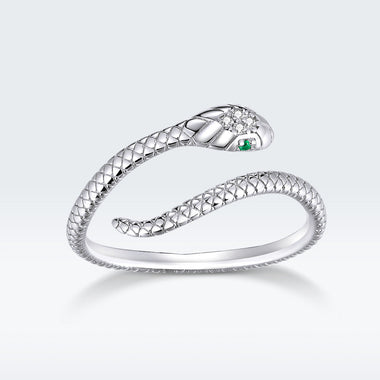 925 Sterling Silver CZ Plated Platinum Ring - Slim and Elegant Style