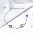 925 Sterling Silver Bracelet 22cm Length 0.9*2.2cm for Women-6