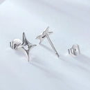 925 Sterling Silver Earrings 1.2x0.9cm-2