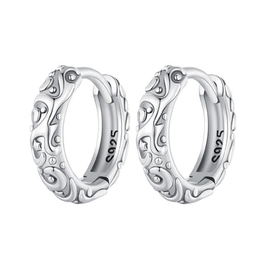 925 Sterling Silver Oxidized Earrings for Women