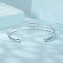 925 Sterling Silver White Gold Plated Bracelet for Women-8