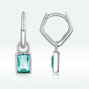 925 Sterling Silver Earrings with Pavé Setting CZ-5