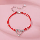 925 Sterling Silver White Gold Plated Bracelet with CZ Pavé Setting, 15+6cm Length for Women-3