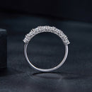 925 Sterling Silver Plated Moissanite Ring Size 5 for Women-5