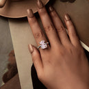 925 Sterling Silver Ring with Pavé Setting CZ for Women-5