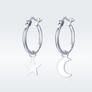 925 Sterling Silver Earrings 2.6x0.7cm for Women-4