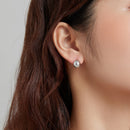S925 Sterling Silver Platinum Plated Earrings for Women-7
