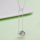 925 Sterling Silver Necklace 42CM Length with 9.5CM Pendant for Women-3