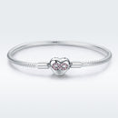 925 Sterling Silver Bracelet 17.0cm for Women-6