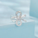 925 Sterling Silver Earrings with White Gold Plating, 0.9x1.2cm for Women-2