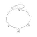 925 Sterling Silver Bracelet with Pavé Setting CZ, 150+60mm Length for Women-1