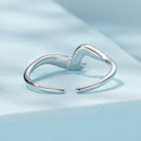 925 Sterling Silver White Gold Plated Ring for Women-1