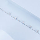925 Sterling Silver Plated Platinum CZ Bracelet for Women-4