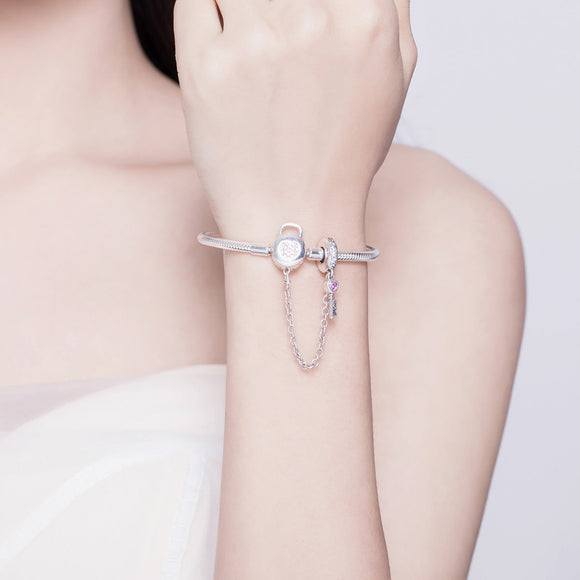 925 Sterling Silver Bracelet 17cm for Women
