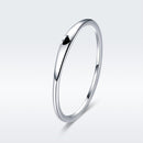 925 Sterling Silver Ring - Size 5.0, 2mm Width, S925 for Women-3