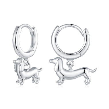 925 Sterling Silver & Plated White Gold Earrings for Women - 0