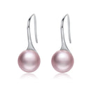 925 Sterling Silver Oxidized Pearl Earrings for Women-1