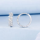 925 Sterling Silver Earrings with Pavé Setting CZ-3