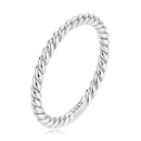 925 Sterling Silver Oxidized Ring Size 6.0 for Women-1