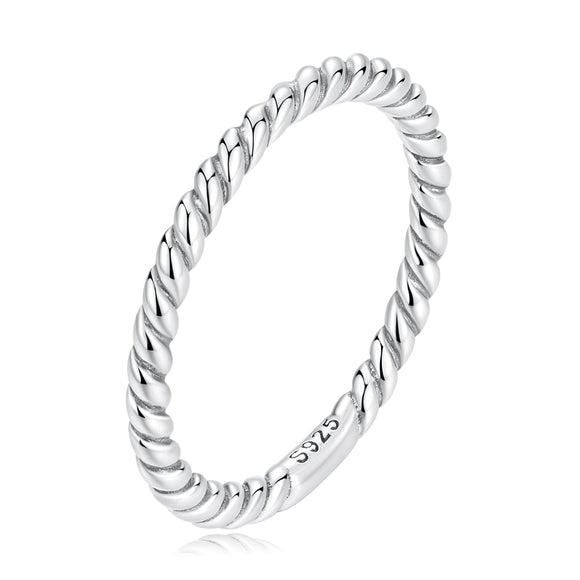 925 Sterling Silver Oxidized Ring Size 6.0 for Women