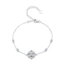 S925 Sterling Silver 0.5 Carat Moissanite Bracelet 16cm+5cm for Women-2